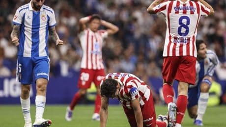 Descalabro del Atlético en su estreno liguero
