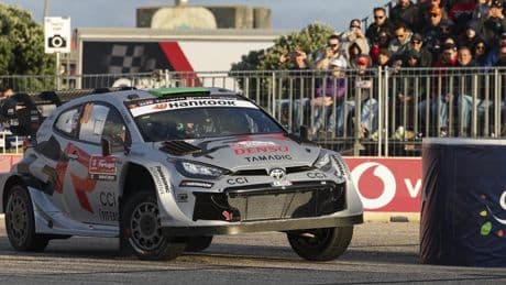 El líder WRC Elfyn Evans sale con ganas en el rally de Portugal