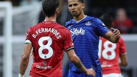 Bruno Fernandes in flare-up with Everton star as Man Utd own goal costs win - 5 talking points