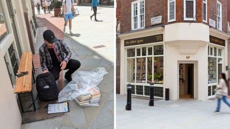 Fury as Labour council confiscates quaint bookshop’s benches while crime runs rampant