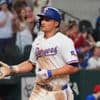 Jacob deGrom strikes out 9 and helps the Rangers to a 6-2 win over the Athletics