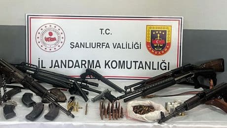 Şanlıurfa'da silah kaçakçılığı operasyonunda 7 gözaltı