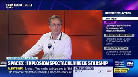 SpaceX : explosion spectaculaire de Starship - 19/06