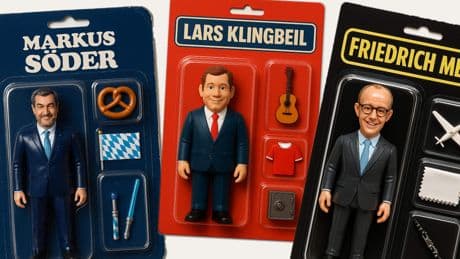 BILD hat den neuen Trend getestet - Deutschlands Politiker als Actionfiguren
