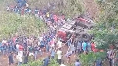 Horror as bus skids off cliff in beautiful tourist hotspot - 21 dead and 14 injured
