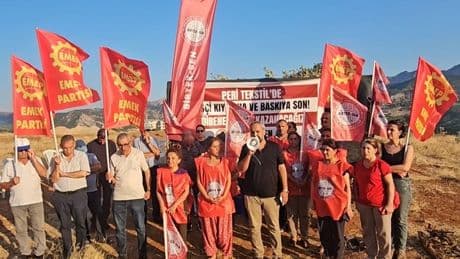 EMEP'ten Peri Tekstil işçilerinin direnişine destek: 'Yasadışı olan patronun uygulamalarıdır'