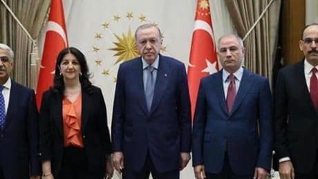 Son dakika... Erdoğan'ın DEM Parti heyetini kabulü başladı