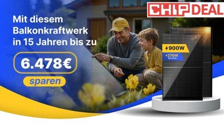 Ihr Einstieg in die Solarenergie: Balkonkraftwerk von Solakon mit 900W für nur 199,99 Euro