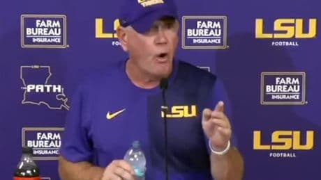 LSU coach Brian Kelly backtracks after exploding at reporter in press conference