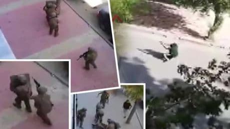 Polis memurunu vuran şüpheli özel harekat tarafından böyle etkisiz hale getirildi