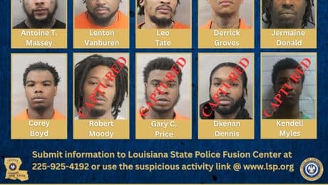 Fuga de película en Nueva Orleans: 10 presos logran huir por un baño y dejan un mensaje para los guardias en la pared