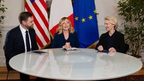 Meloni unisce Ue e Usa. L'entusiasmo di Vance: "È il via ai negoziati, bene Giorgia pontiera"