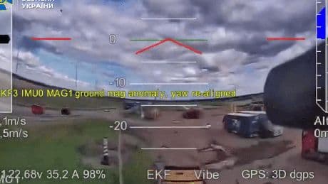 Incredible new footage of Ukraine’s Op Spiderweb shows smuggled drone taking off & swooping on Putin’s burning bombers