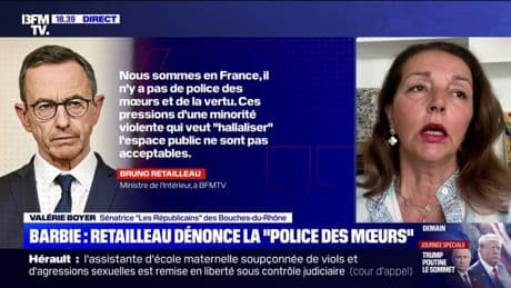 Projection du film Barbie annulée: "Des attaques contre nos mœurs, c'est quotidien", affirme Valérie Boyer, sénatrice des Bouches-du-Rhône (LR)
