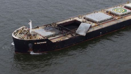 Explosion on cargo ship closes Baltimore shipping channel near site of 2024 bridge collapse