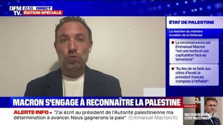 Palestine: "Pourquoi attendre le mois de septembre pour reconnaitre l'État de Palestine, il faut le reconnaître dès ce soir", lance Thomas Portes, député LFI