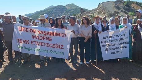 Lice’de doğa talanına karşı çıkan köylüler: Madenin bizi yutmasına izin vermeyeceğiz