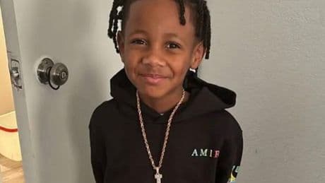 Horror video shows boy, 7, being kidnapped at gunpoint as dad flees