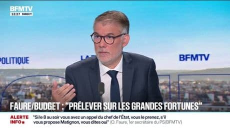 Olivier Faure justifie l'écart de 20 milliards d'euros d'économies entre le contre-budget du PS et celui de François Bayrou