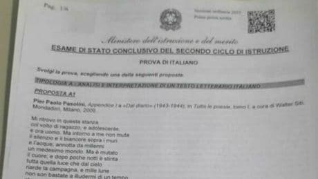 Tracce maturità 2025, l'analisi del testo di Pier Paolo Pasolini: ecco la soluzione di ChatGpt