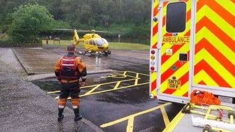 Walker injured after plunging 40ft on to rockface at Loch Lomond shoreline