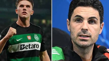 Arsenal pursue THREE strikers as Viktor Gyokeres stance emerges after Man Utd snub