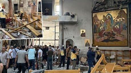 Son dakika: Suriye'de kiliseye saldırı! Çok sayıda kişi hayatını kaybetti