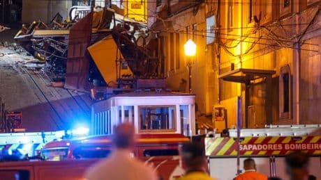 Rescuers shout ‘there’s kids under there’ after Lisbon funicular deadly crash