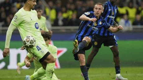 De verdugo del Barça a ni un minuto en la final: Frattesi se las tuvo con Inzaghi