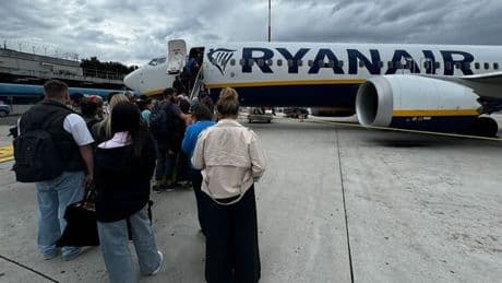 Ryanair passenger gets 'surprise of their life' while travelling on plane
