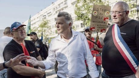 À Valenciennes, Fabien Roussel en soutien aux salariés d’Outinord