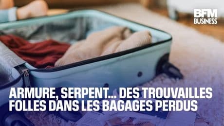 Armure, serpent… Des trouvailles folles dans les bagages perdus