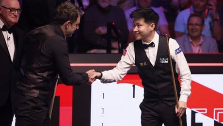 Nothing to separate Ronnie O’Sullivan and Zhao Xintong after opening session