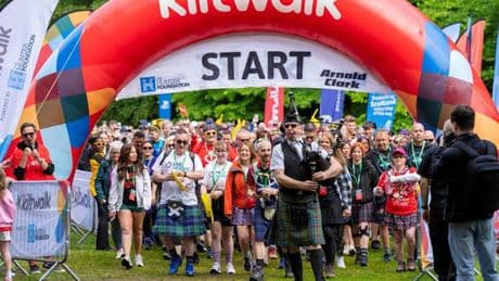 Record numbers turn out for Aberdeen's Kiltwalk