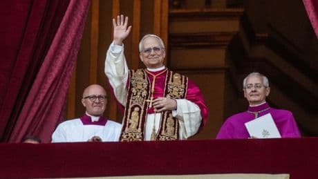 Pope Leo XIV makes moving tribute to his predecessor Pope Francis in first speech