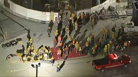 Tunneleinsturz in Los Angeles: 31 Arbeiter gerettet