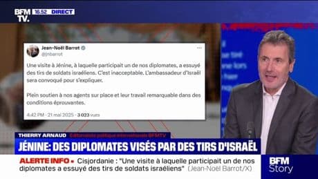 Cisjordanie: plusieurs diplomates, dont un Français, ont été visés par des tirs de sommation israéliens