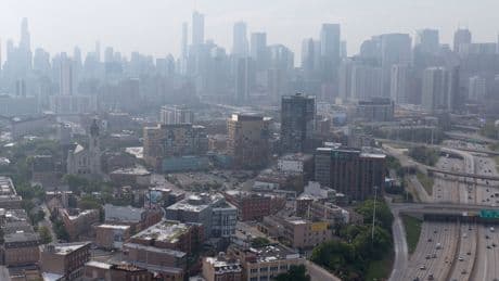Canada Wildfire Smoke Triggers Toronto and U.S. Air Quality Alerts