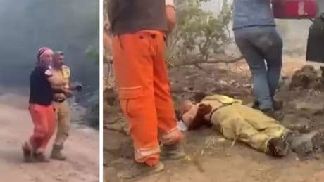 Eskişehir'deki yangında yaralanan personelin görüntüleri ortaya çıktı: Yanıyorum, kurtarın beni