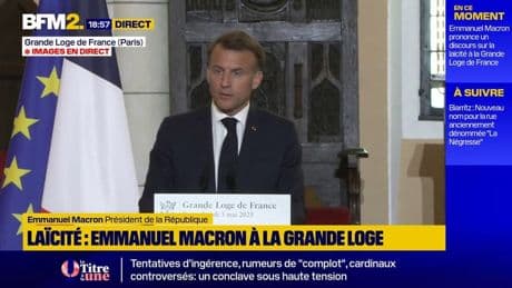 Emmanuel Macron : "La franc-maçonnerie a toujours été la cible des complotistes"