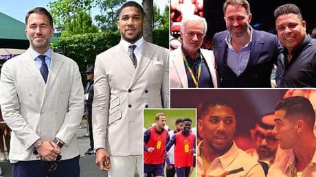Private message exchanges with England stars, a bespoke 360-degree service for players and the Anthony Joshua factor: Inside Eddie Hearn's ambitious plans to conquer football