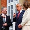 Donald Trump tells Britain it must stop illegal immigration to avoid 'ruin' at the hands of 'murderers and drug dealers' as he meets Keir Starmer in Scotland