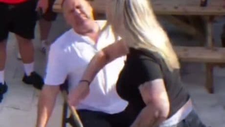 Wild vids show Benidorm bar staff giving Brits a SLAP across the face after they do shot… but viewers slam drinking game