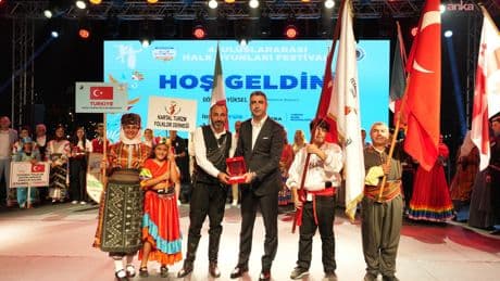 Kartal’da 4. Uluslararası Halk Oyunları Festivali sona erdi