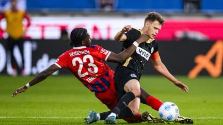 Heidenheim und Elversberg: Entscheidung vertagt in turbulentem Relegationsduell