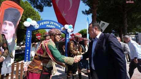 Manisa Ahmetli'ye yeni sosyal tesis: Ferdi Zeyrek Parkı açıldı
