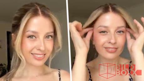 So inspirierend! - Gleich nimmt sie ihre Haare ab
