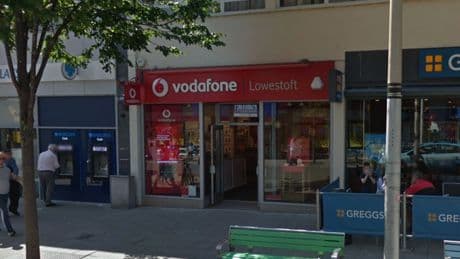 Vodafone keeps shop doors locked after raid by balaclava-clad thieves