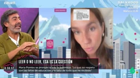 "Hay gente que lee y es completamente imbécil": Juan del Val, tajante en la polémica de María Pombo y la lectura