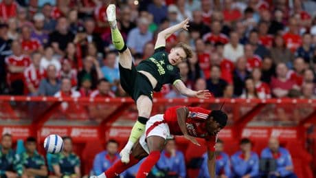 Premier League : la Ligue des champions s'éloigne pour Nottingham, qui chute à nouveau